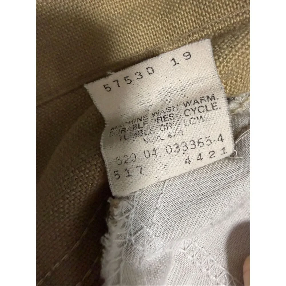 Levi’s Sta-prest 517 Pants Mens 36x29 Tan Vintage Casual Slacks Boot Black Tab